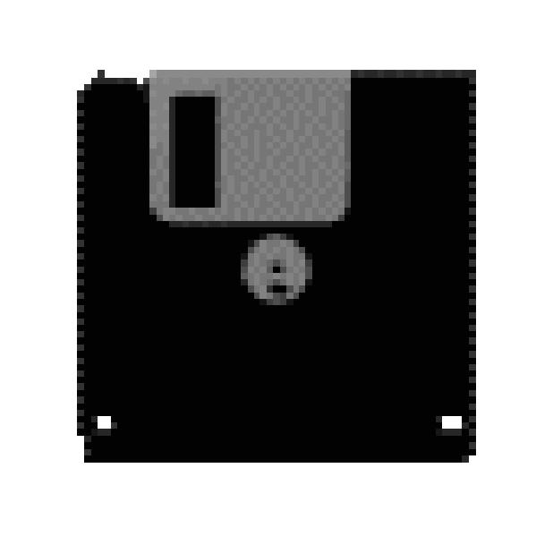 rotating floppy disk